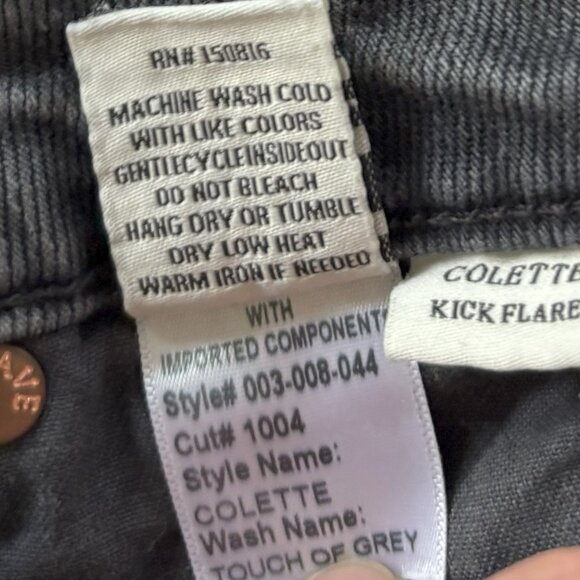 Trave Collette Kick Flare Jeans –Gray – Size 28 –NEVER BEEN WORN NWOT - Picture 10 of 15